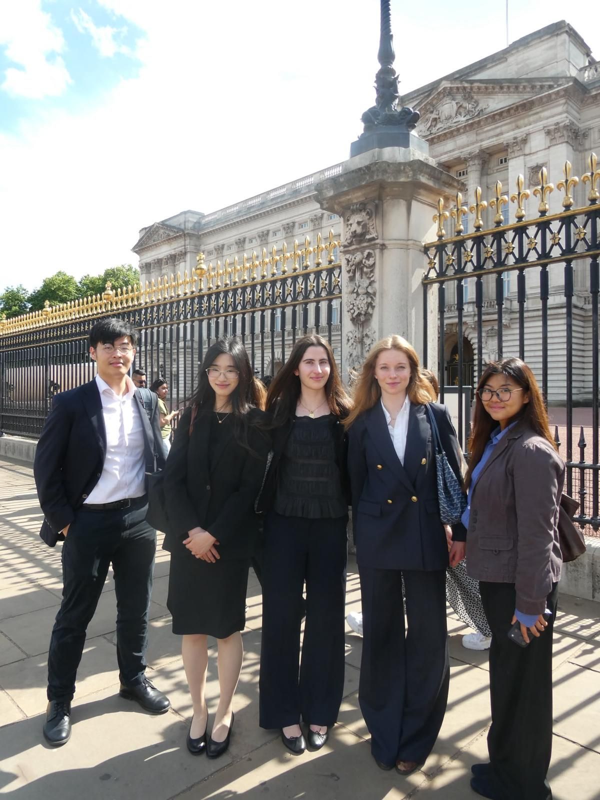 Entente Cordiale Day finalists at Buckingham Palace