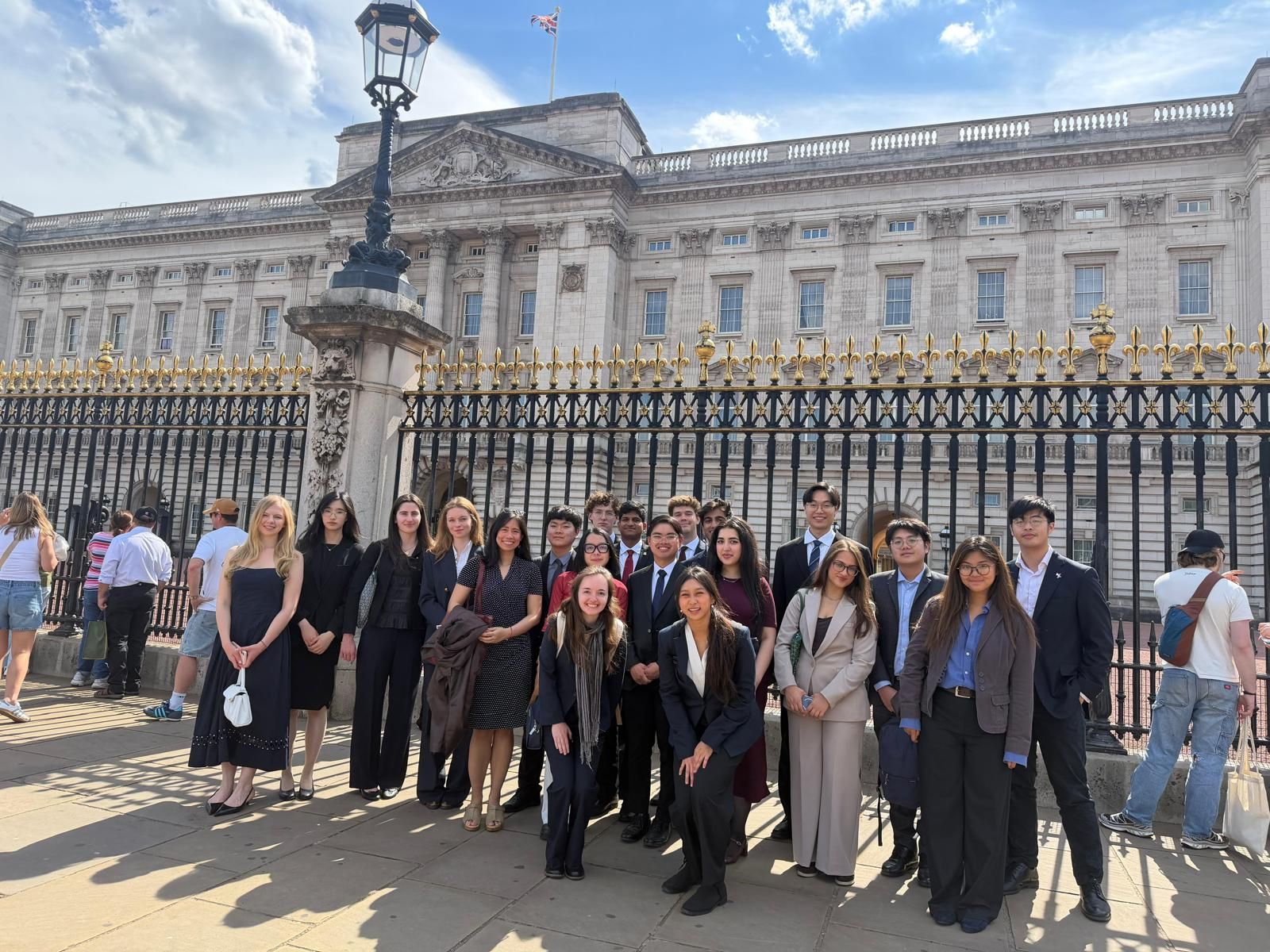Entente Cordiale Day Challenge finalists at Buckingham Palace