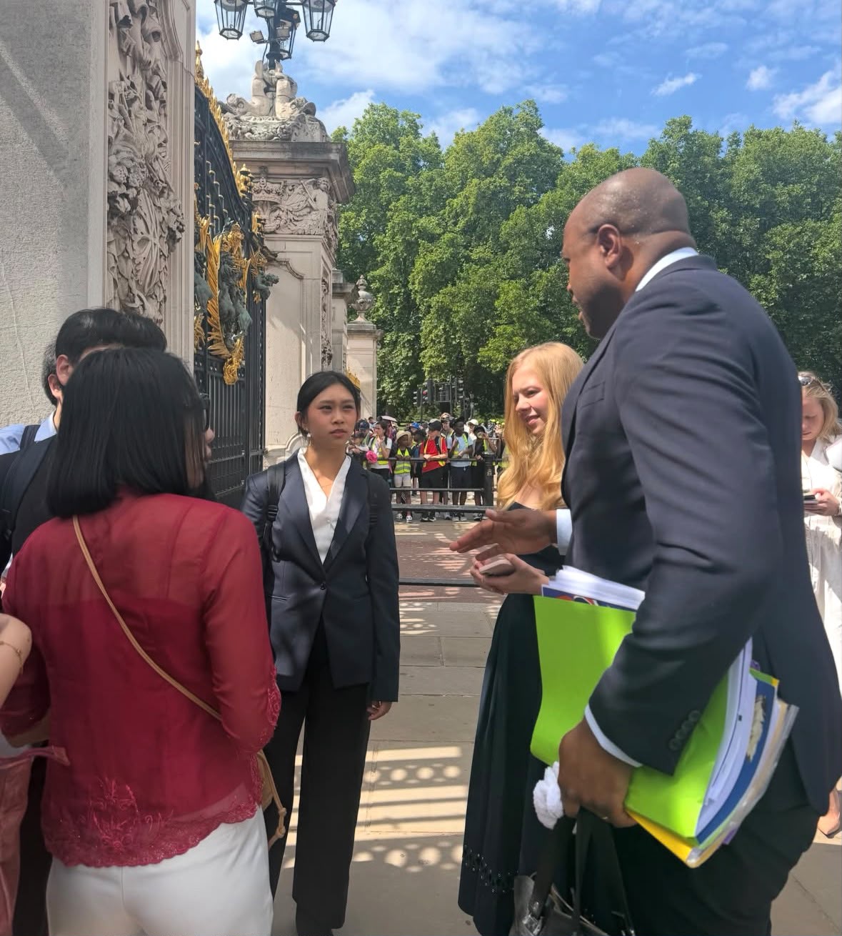 Entente Cordiale Day finalists at Buckingham Palace